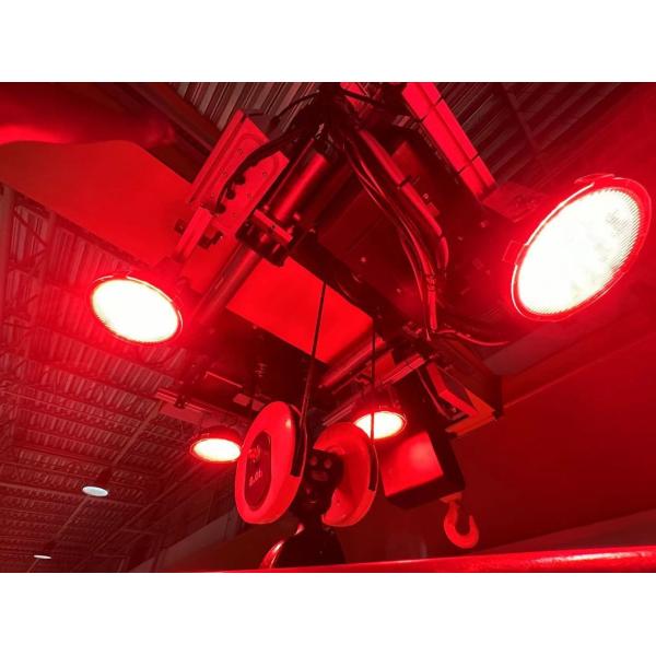 9inch 72W LED Crane Overhead Spot Linear Warning Light High Power Red Blue Spotlight WT-10872 Universal WT-10872 WT-10872