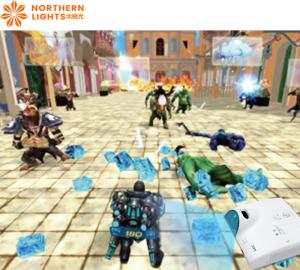 China 3D Holographic Projection Mechwarrior Interactive Games Projector For Children factory