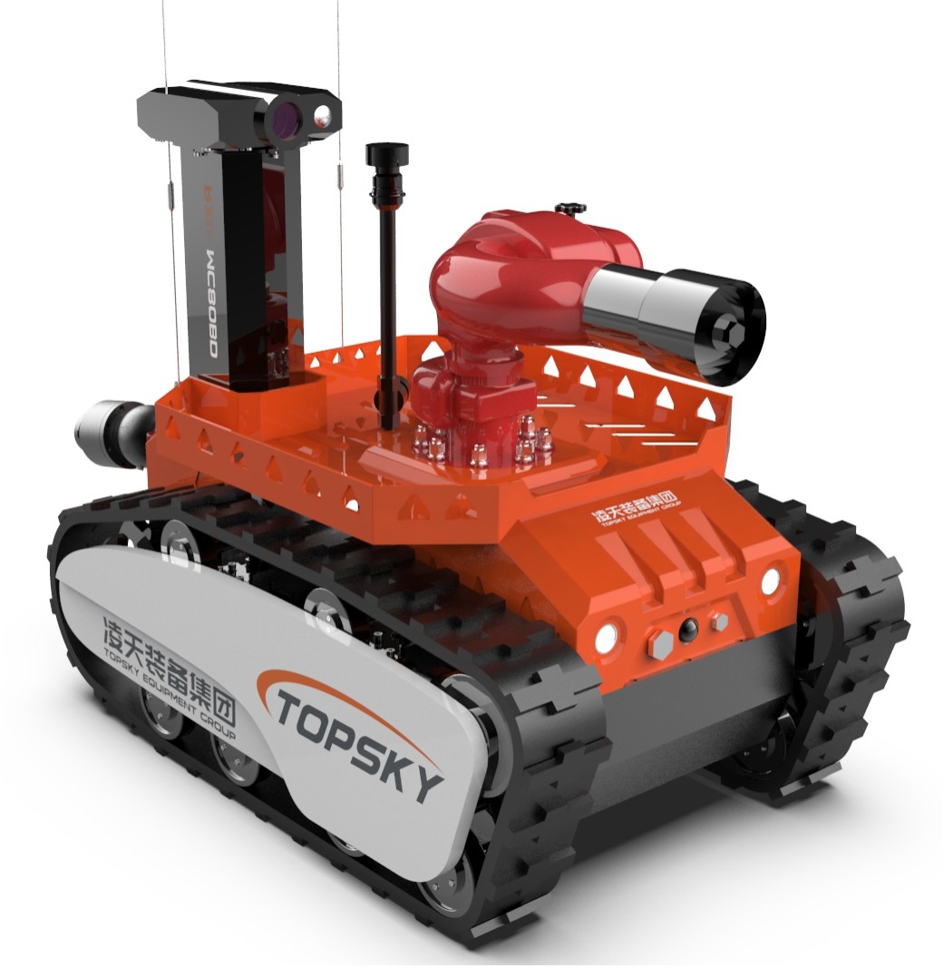 Small Size High Protection Level Ip67 Fireman Robot