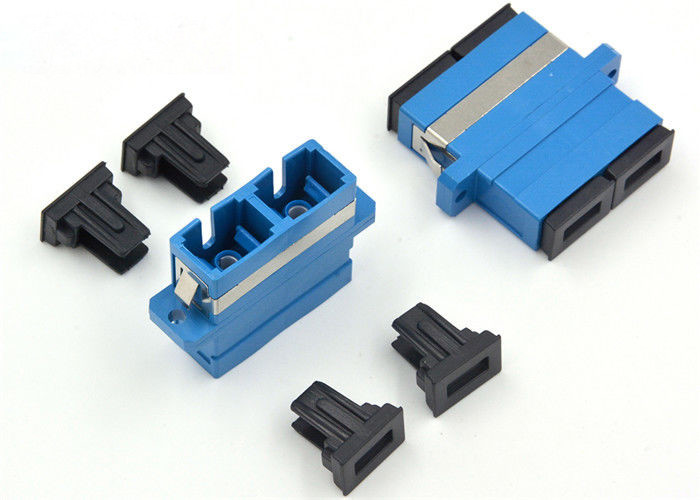 SC Duplex Adpter Single Mode Optics Fiber Adapter Panel for SC FTTH Solution