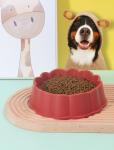 Trendy Flower-Edge Pet Bowls - Modern Design for Stylish Pet Owners