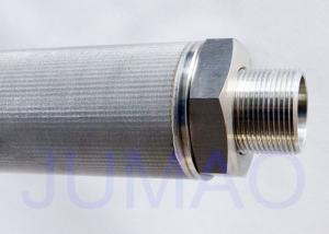 China Sintered Oil Filter Elements , Stainless Steel Filter Media Multiple Layer factory