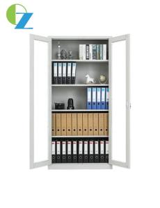 China Knocked Down 2 Door Steel Cupboard Office Storage Cabinet 1850mm Height factory