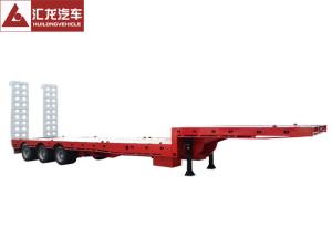 China Integrative Heavy Duty Gooseneck Trailer Modern Industrial Design Strengthened Vertical Beam factory