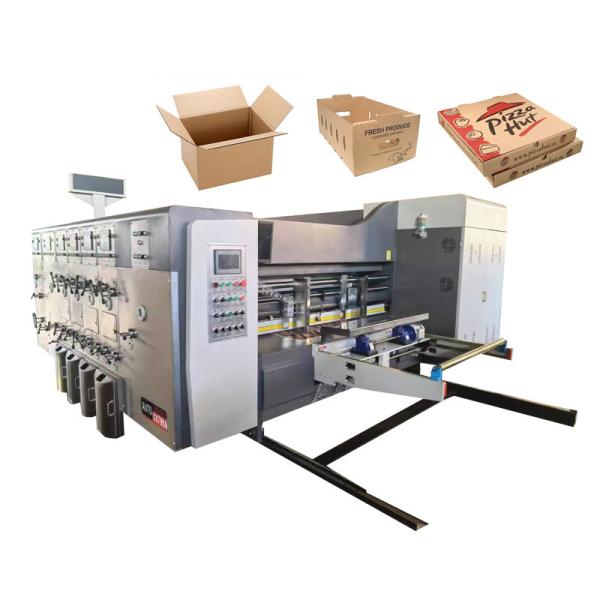 China Carton Corrugated Flexo Machine Printing Carton Box Production Line Carton Box Cutting Paper Box Slotting Die Cutting Machine factory