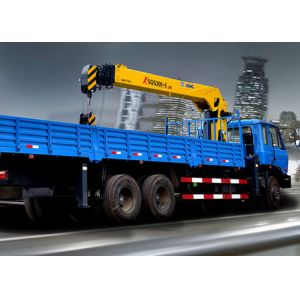 Durable Transportation 12 Ton Cargo Crane Truck, Telescopic Boom Truck Mounted