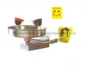 China Stainless Steel Laboratory Fittings Double Head Manual Emergency Eyewash factory