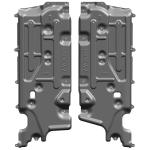 Carbon Steel and Magnesium Skid Plate for Jeep Toyota 4 Runner 2.5mm and 4mm
