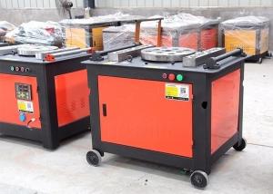 China Semi Automatic Steel Bar Bending Machine / Rebar Bender For Construction factory