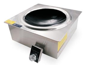 10 Level 3500W Knob Control Electric Cooker With Induction Hob