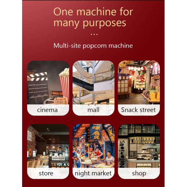 330W Home Popcorn Maker Machine Explosive Spherical Butterfly Shape