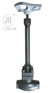 China CF3/CF8 Stainless Steel DN15 PN50 Low Temperature Long Stem Globe Valve For Tank factory