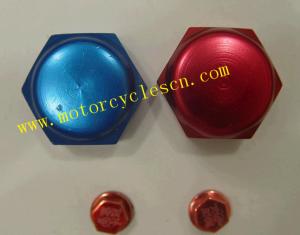 China Motorcycle motocross Aluminum Colorful Nuts Aluminum Nut Bike Blue Red Yellow White factory