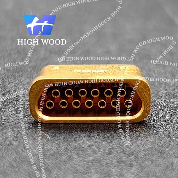 J30J SERIES Glass Sintered Gas Sealed Rectangular Electrical Connector, J30JM1-13ZKH25-Q1
