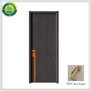 China WPC UPVC Composite Front Doors , Waterproof Internal Bathroom Doors factory