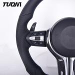Perforated Smooth Leather Carbon Fiber Steering Wheel For BMW