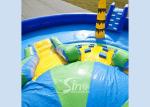 15m dia. tropic sea beach giant kids N adults inflatable water park with hill