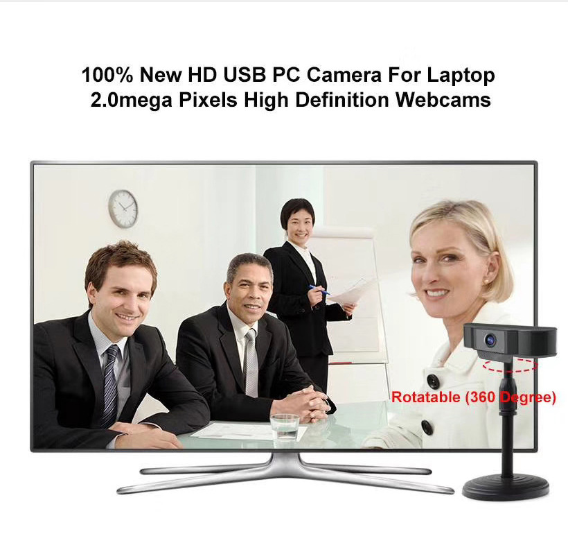 plug and play 1080P HD Webcams Computer Web Cam Live Streaming Webcam with Dual mics
