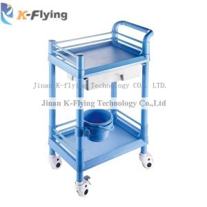 China ABS Plastic One Drawer Medical Trolley Cart CE Approval factory