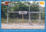 5m Height 30m Length Pvc Coated Chain Link Fence With Frame Sides For Decorative