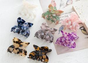 China Acetic acid kids girls plate butterfly animal accessories grip hair clip with teeth hair clip cross border accessories factory