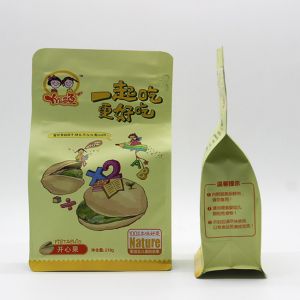 Recyclable 200g Flat Bottom Pouch MOPP Food Grade ziplockk Bags