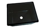 Damp proofing black color drop In sinks epoxy resin science lab furniture