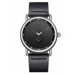 Men Business Casual Watches Analog Digital Sports Genuine Leather