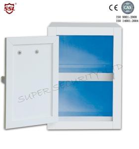 China Acids Metal White Plastic Polypropylene Chemical Storage Cabinet For Alkaline Corrosives factory