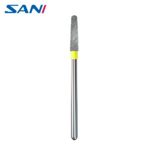 China Stainless Steel Silver 11mm FG Dental Diamond Burs For Root Canal Treatment factory