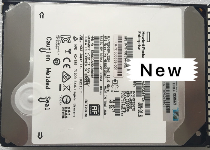 793703-B21 HP Hard Disk 793773-001 8T SAS 3.5 7.2K 12G 1 Year Warranty