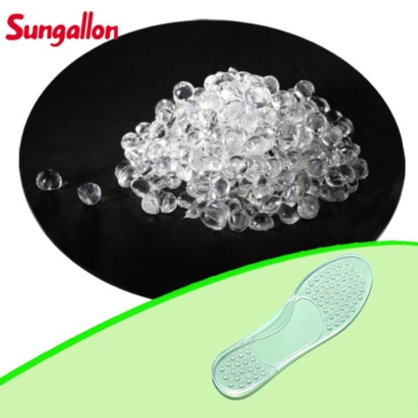 Ultra-Soft Dry Touch Super Transparent TPE Granules for Insoles and Foot Care Products