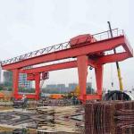 50t Hot Sale U Type Heavy duty Double Girder Hook Gantry Crane