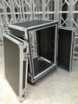Different kind of colors Standard 10U Plywood Rack Flight Case With Strong