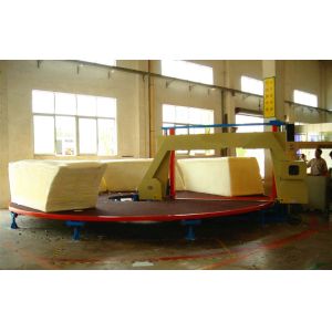 China High Performance Foam Cutting Machine , Circle Horizontal Cutter With Invertor Control factory