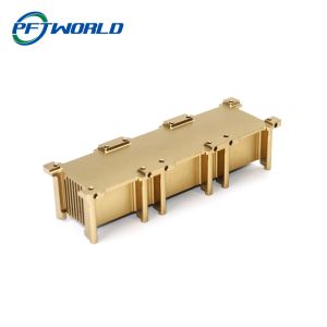 Anodize OEM Brass Precision Turned Components Electrophoresis Surface