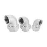 Customized Support ODM Stainless Steel Gas Union Female Thread 90 Degree Union