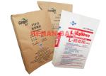 Industrial Pinch Bottom Paper Bags Heat Sealed Portable Building Construction