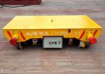 Steel Cast Wheel Material Transfer Trolley , Self - Propelled Motorized Material