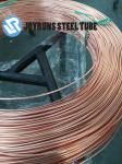4.76mm*0.65mm Steel Bundy Tube ASTM A254 SPCC Pancake Copper Tube