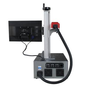 China 10w/20W/30w/50w Mopa Fiber Laser Color Laser Marking Machine for Colorful Marking Might Easy to Operate Optical Lens factory