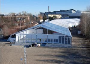 China Clear Span Outdoor Sports Tents Classicial Shape With Aluminum Alloy factory