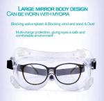 Absorbing 99% UV Surgery Safety Glasses Chemical Resistant Enclosed Labor