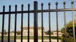 Rails 45mm*45mm 2100mm*2350mm width tubular Hercules Crimped spear Fence panels