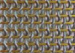 Gold Color Flexible Stainless Steel Metal Mesh Fabric For Room Divider
