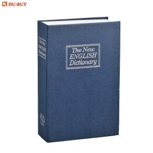 China Secret Dictionary Book Safe Jewellery Money Cash Box with Combination Lock(Blue) factory