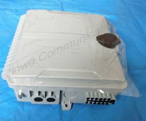 China IP66 FTTH Mini Fiber Optic Terminal Box Pole Mounting Waterproof 12 Port factory