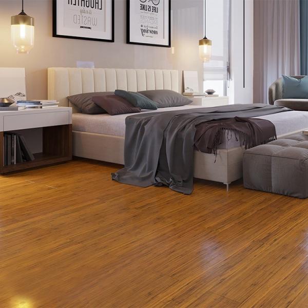 TAP GO Carbonized Bamboo Flooring Construction Strand Woven Varnish Treffert