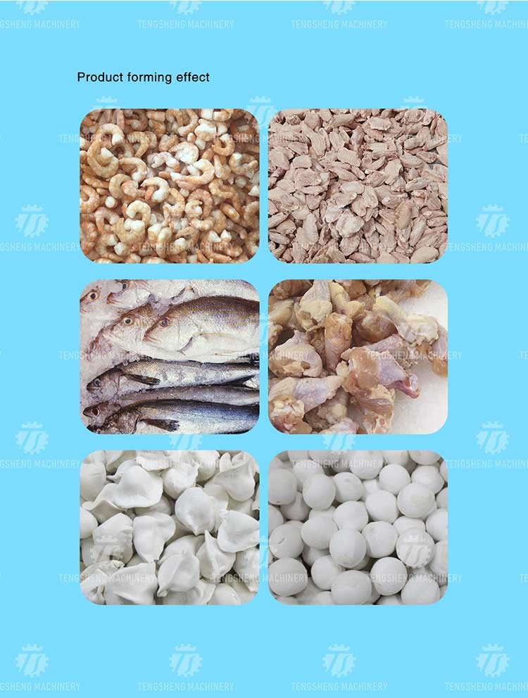 Automatic Stainless Steel Bun Quick-Freezer Food Seafood Quick-Freezer