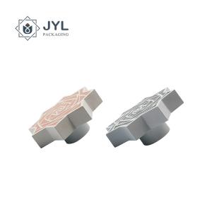 China Flower Shaped Zamac Perfume Cap For High End Niche Brand Customized factory